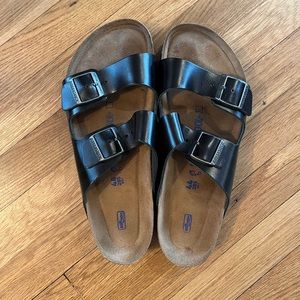 Mens black Arizona Birkenstocks